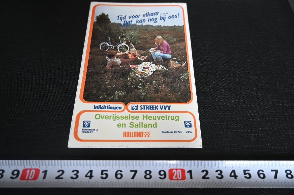 sticker Overijsselse Heuvelrug en Salland  Raalte VVV, Ophalen, Zo goed als nieuw