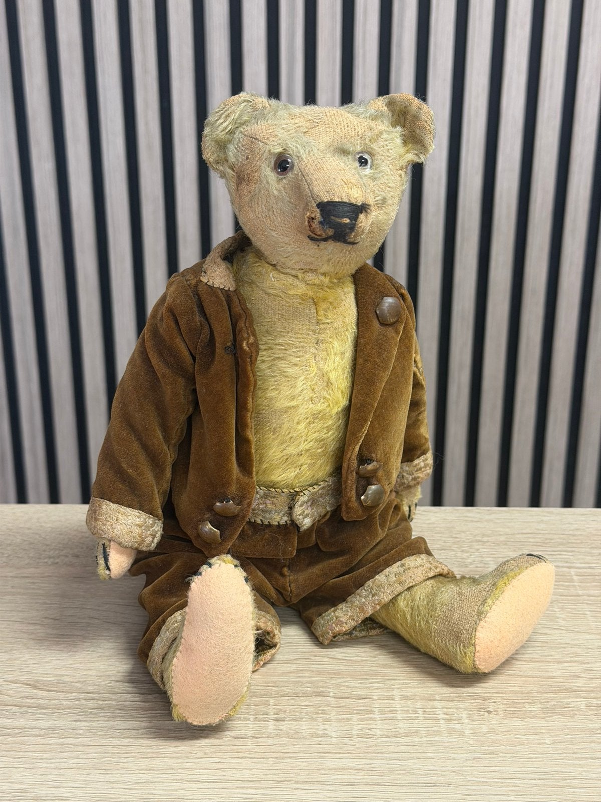 Antieke Steiff Teddybeer (ca. 1910) – 33 cm – Zeer charmant!, Ophalen of Verzenden