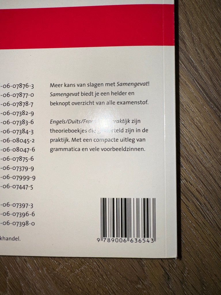 Examenbundels en Samengevat, Ophalen of Verzenden, Zo goed als nieuw, VWO