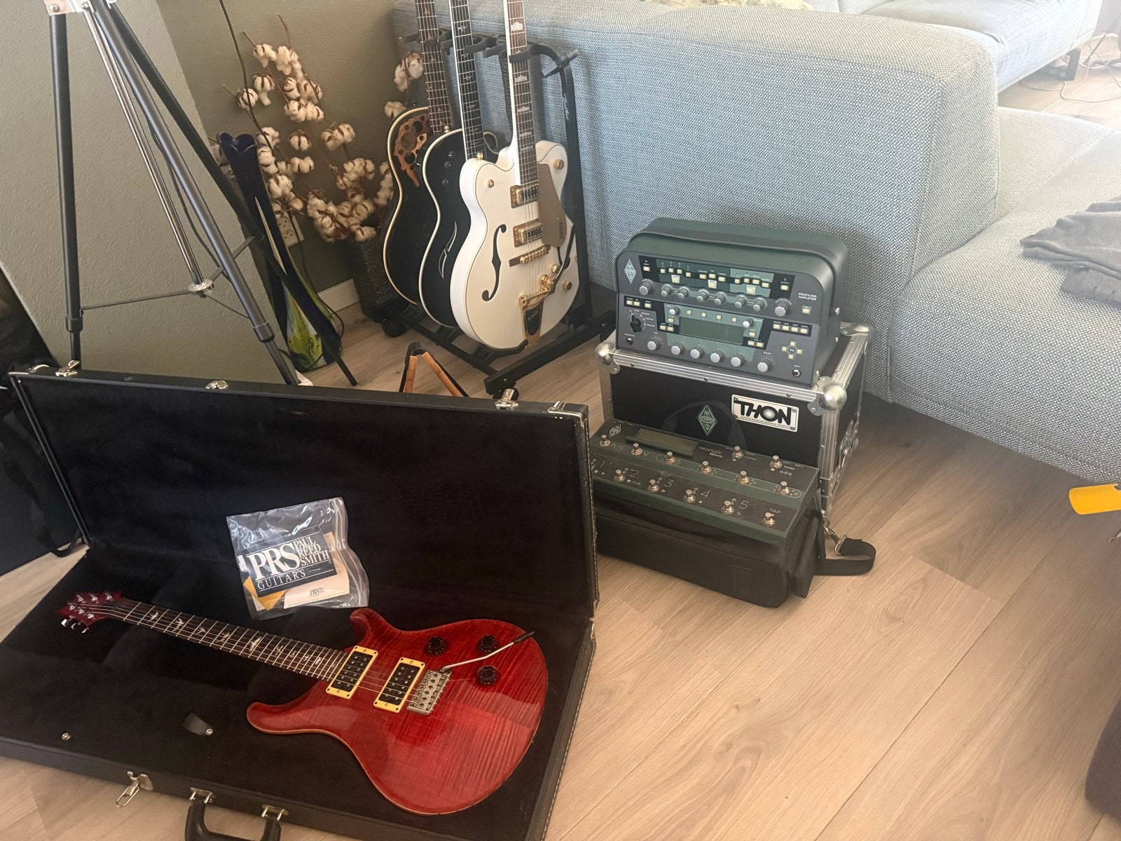 Paul Reed Smith (PRS) gitaar met Kemper Profiling Amplifier, Gebruikt, Paul Reed Smith, Met versterker, Ophalen of Verzenden