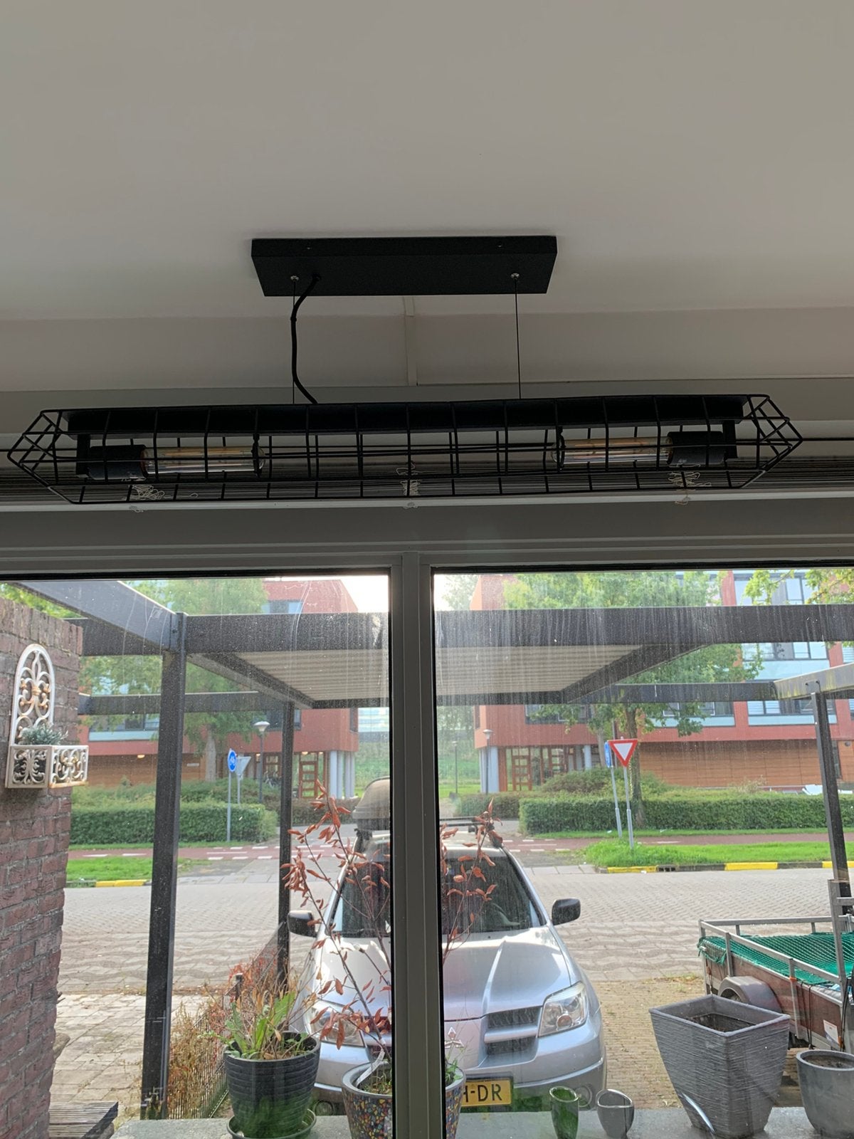 Plafondlamp, Ophalen, Zo goed als nieuw, Elektrisch