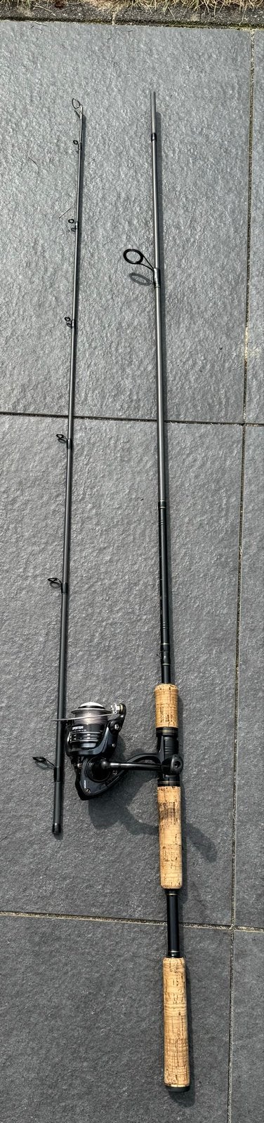 Zeer complete visset (Shimano & Spro) + berg kunstaas, Ophalen, Gebruikt, Werphengel