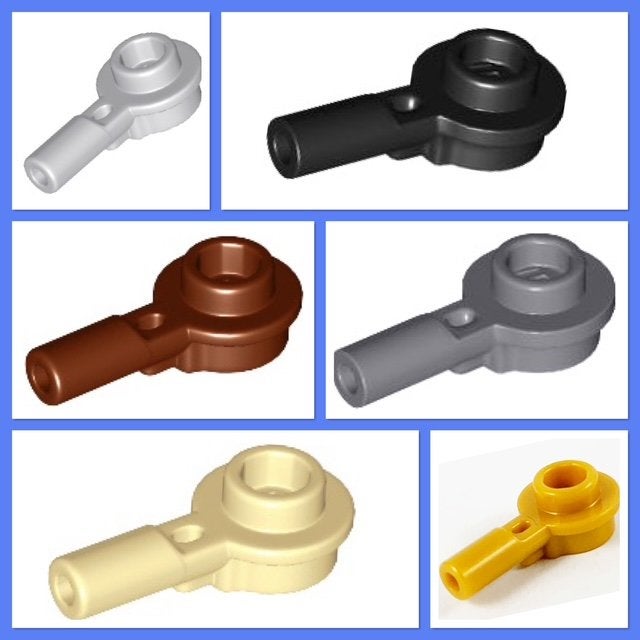 lego bar, 1x1 staaf 1L met ronde plaat in 6 kleuren, Ophalen of Verzenden, Nieuw, Accessoire, Lego