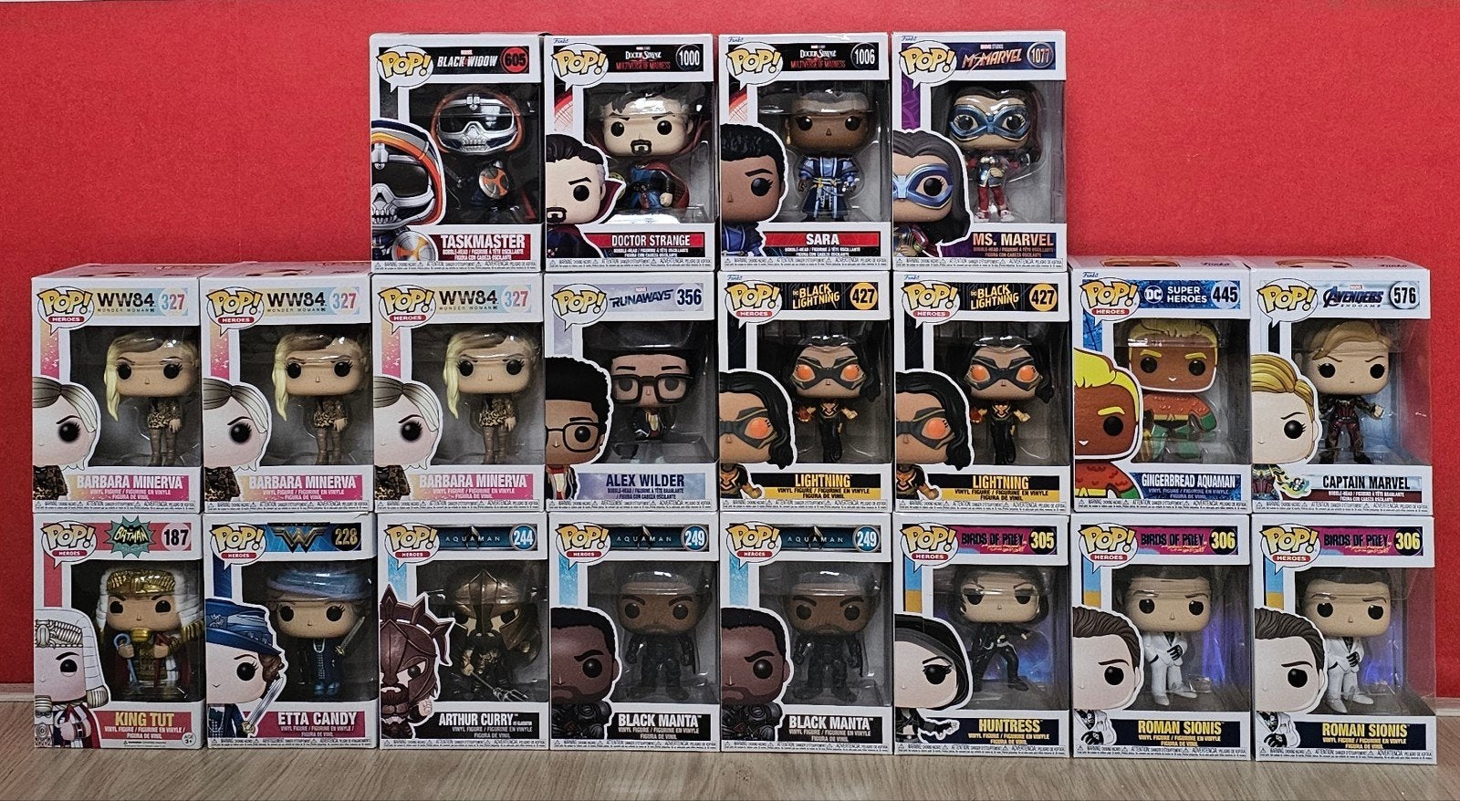 Grote verzameling Funko Pops - DC superheroes & Marvel, Ophalen of Verzenden
