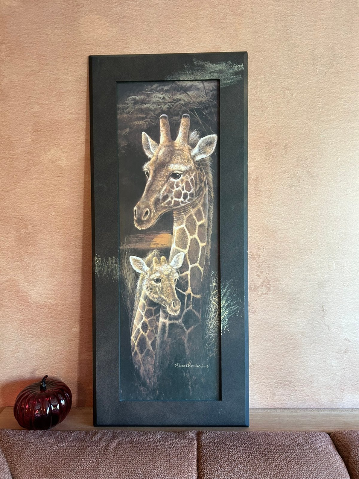 Houten frame giraf Art  schilderij giraf, Antiek en Kunst, Kunst | Schilderijen | Abstract, Ophalen of Verzenden
