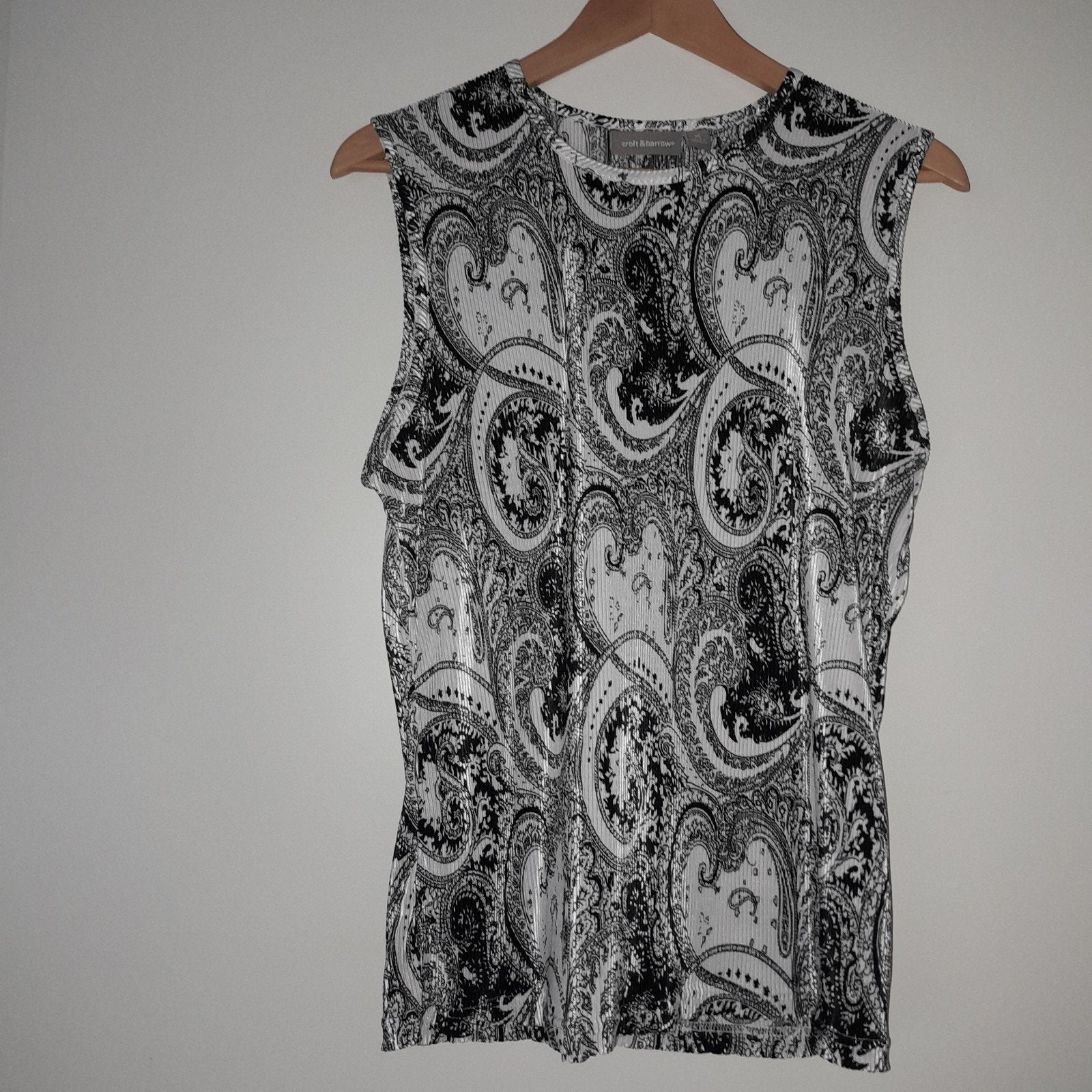 Nieuwe Croft & Barrow mouwloze top met paisley print XL, Kleding | Dames, Croft & Barrow, Meerkleurig, Maat 46/48 (XL) of groter
