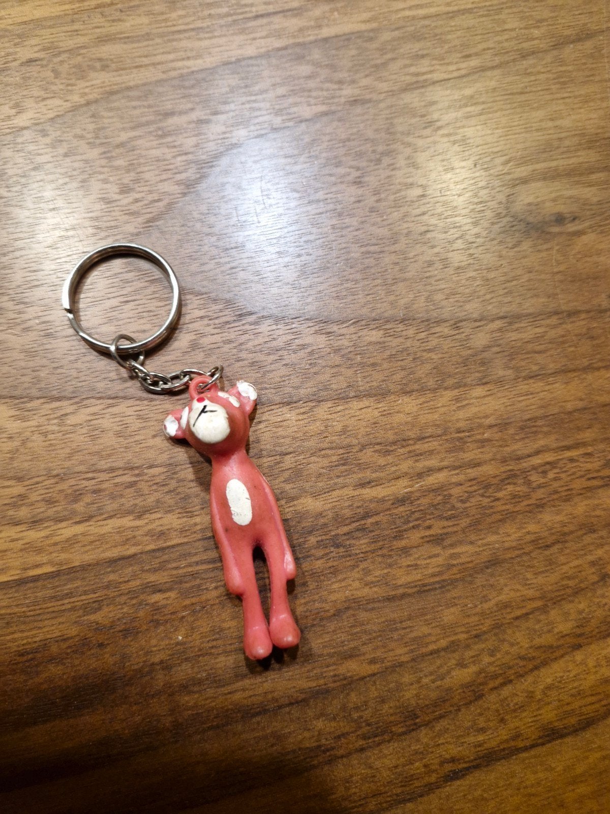 269 Roze Pink Panter sleutelhanger, Ophalen of Verzenden, Gebruikt, Knuffel of Figuurtje