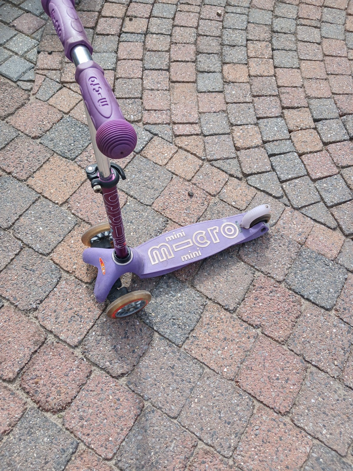 Micro Mini step paars - Gebruikt, Fietsen en Brommers, Ophalen, Gebruikt, Gewone step, Micro