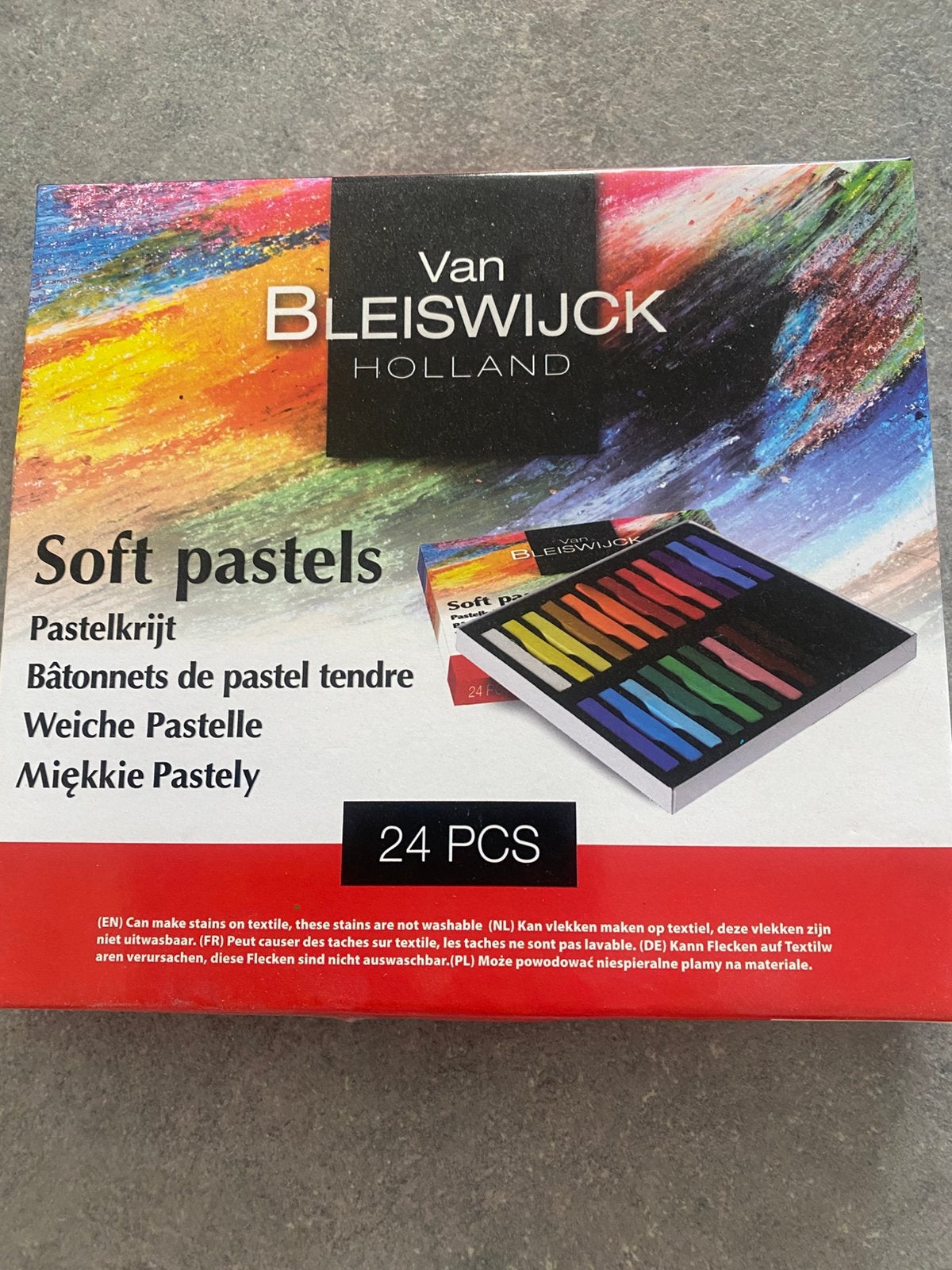 Pastelkrijt 24 stuks nieuw, Hobby en Vrije tijd, Ophalen, Nieuw