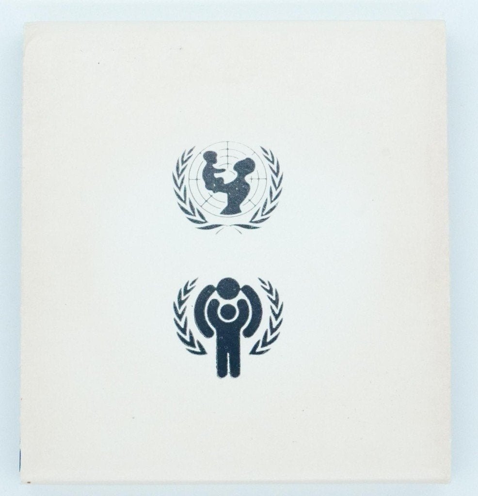 NL Antillen 25 Gulden 1979 UNICEF Zilver Proof in doos, Postzegels en Munten, Munten | Nederland, Koningin Juliana, Zilver, Losse munt