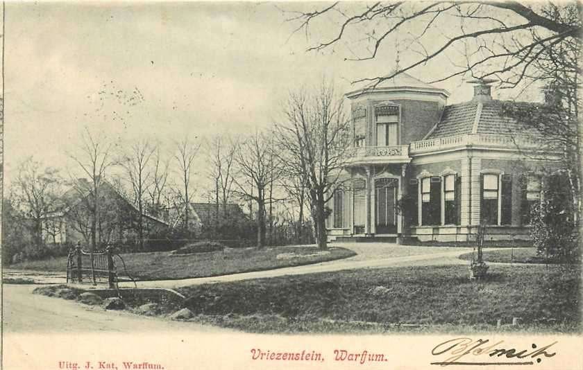 380-708-021 Warffum Vriezenstein, Verzenden, Voor 1920, Groningen