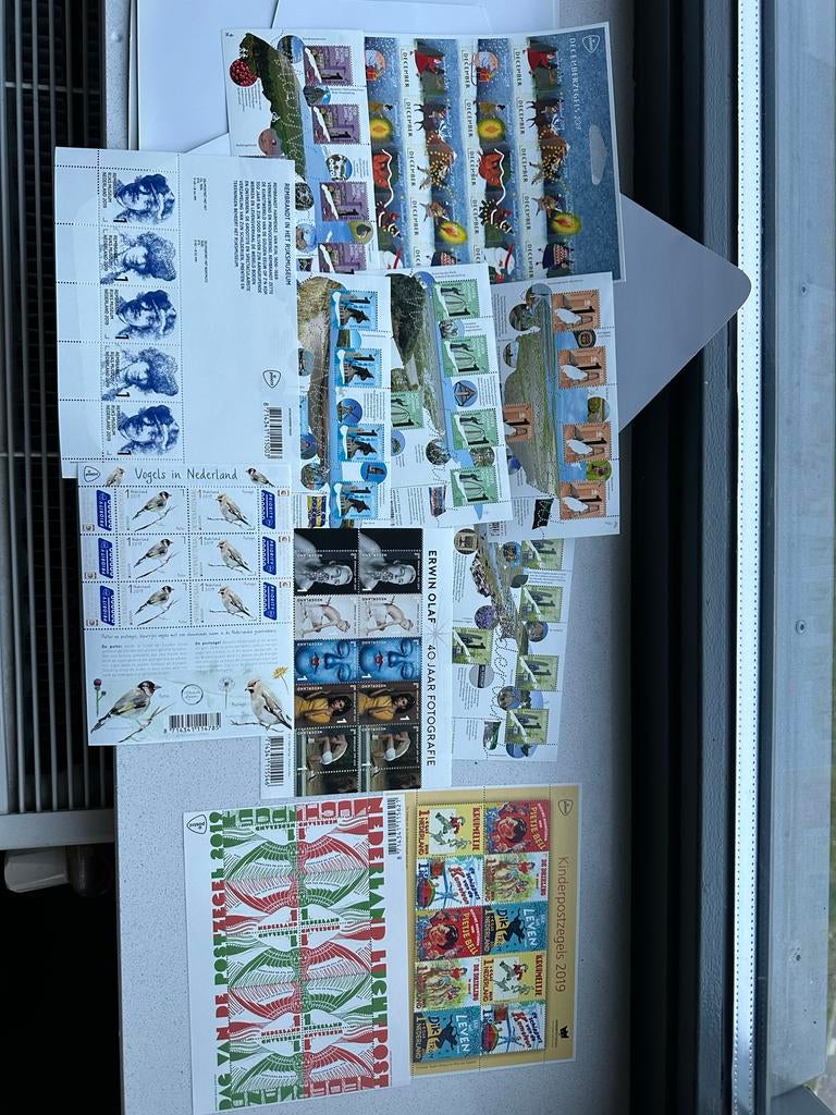 Jaarcollectie 2019 Nederlandse Postzegelvellen, Postzegels en Munten, Postzegels | Nederland, Ophalen of Verzenden, Na 1940, Postfris