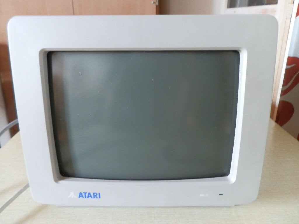 Atari SM 124 vintage monitor, Ophalen of Verzenden, Vintage computer