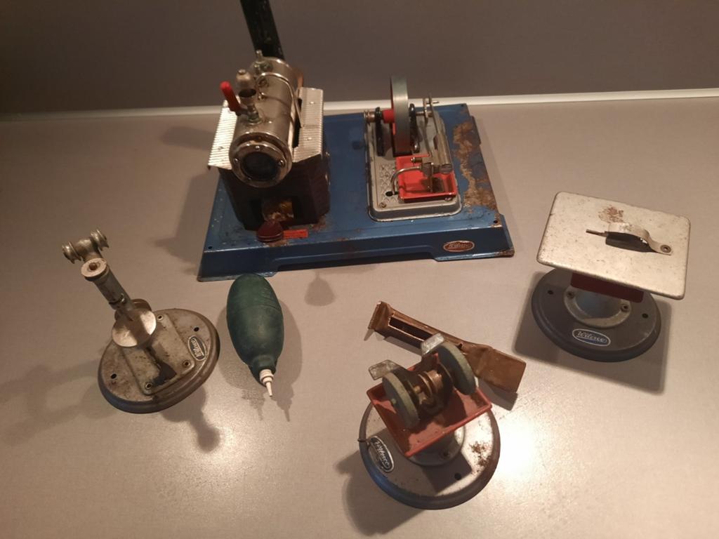 Wilesco Stoommachine met Diverse Accessoires, Ophalen of Verzenden, Gebruikt, Jongen of Meisje
