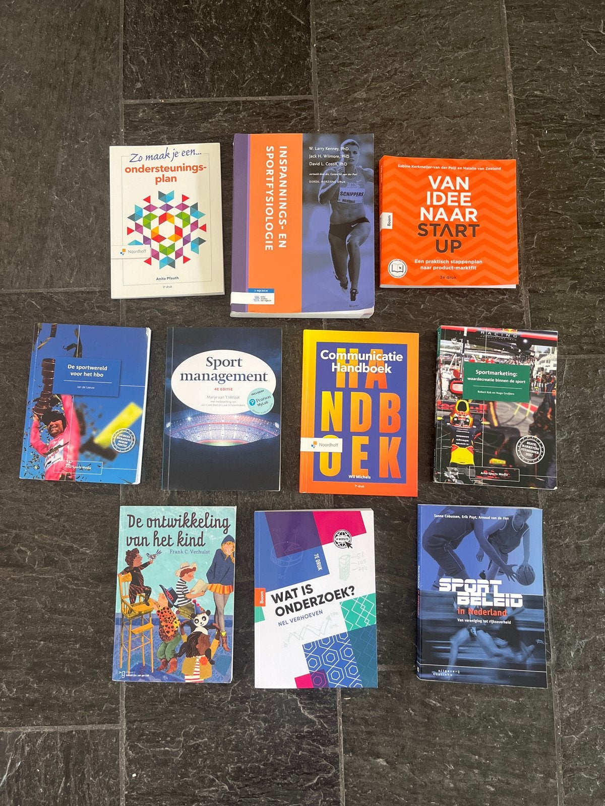 HAN Sportkunde boeken leerjaar 1 t/m 4 - Complete set, Ophalen, Zo goed als nieuw, HBO