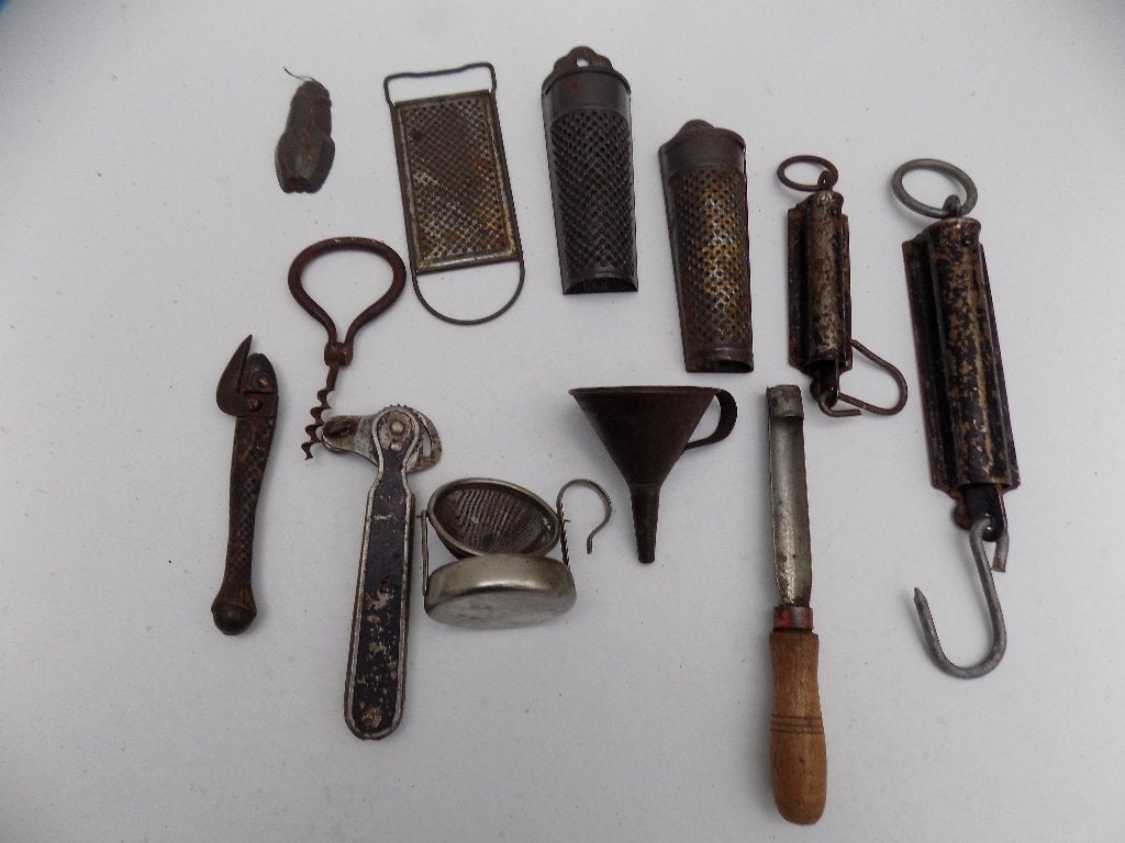 Keukenaccessoires antiek brocante ter decoratie vintage, Ophalen of Verzenden, Gebruikt