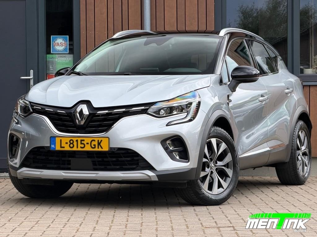 Renault CAPTUR 1.3 TCE INIT. PARIS Led Trekhaak Bose Aut!. C, Auto's, 4 cilinders, Parkeerassistent, 1330 cc, Bedrijf