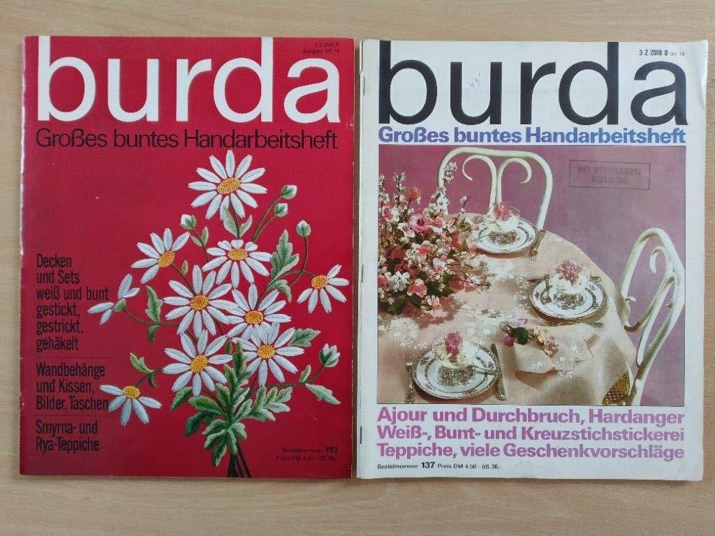Burda handwerken, Ophalen of Verzenden, Zo goed als nieuw, Handborduren, Patroon