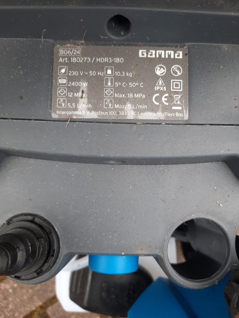 Hogedrukreiniger, Ophalen, Zo goed als nieuw, Elektrisch, GAMMA