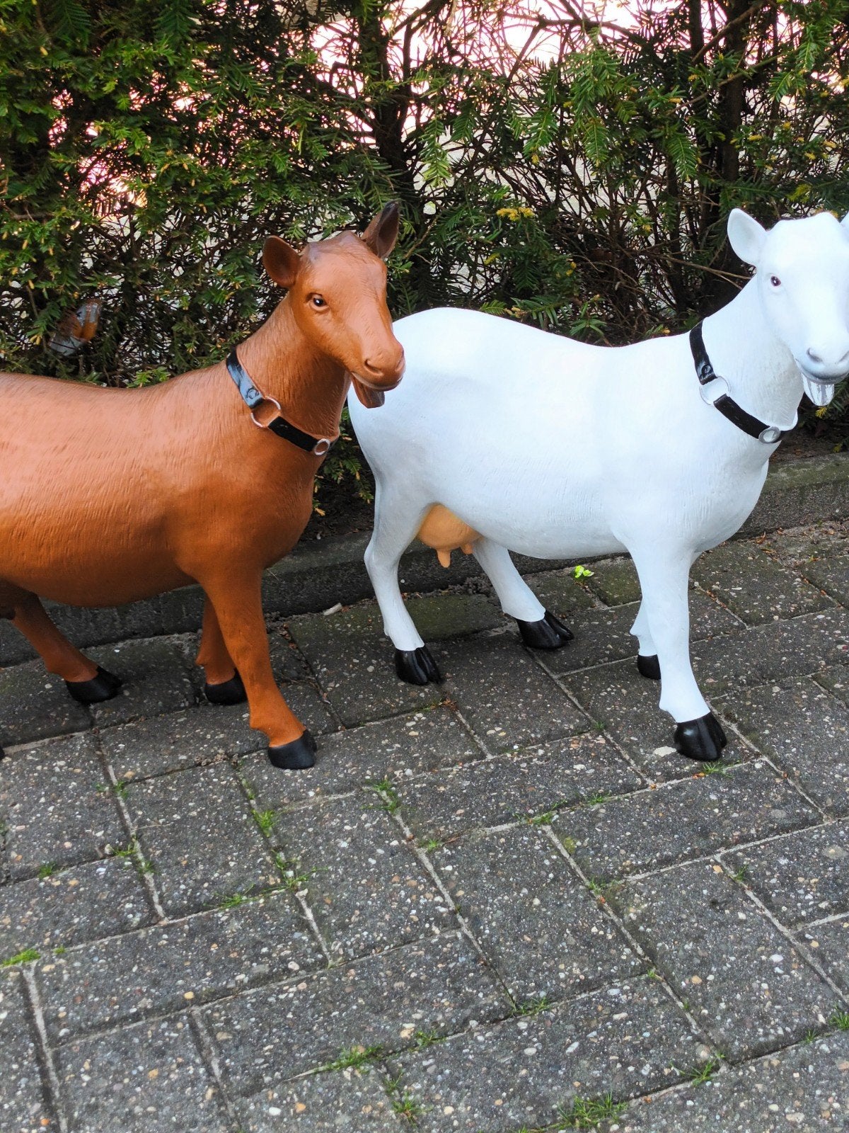 Nieuwe Beelden: GEITEN EN BOKJES, Tuin en Terras, Tuinbeelden, Ophalen, Nieuw, Kunststof, Dierenbeeld