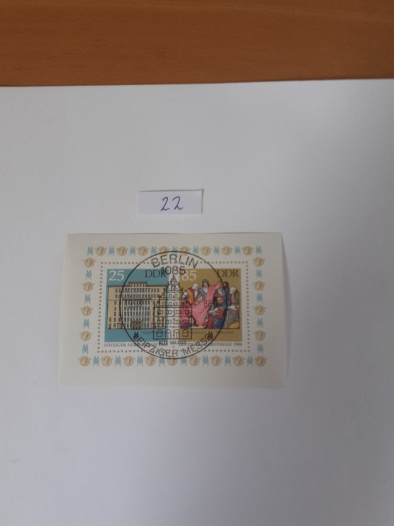 DDR, Postzegels en Munten, Verzenden, Overige landen, Gestempeld