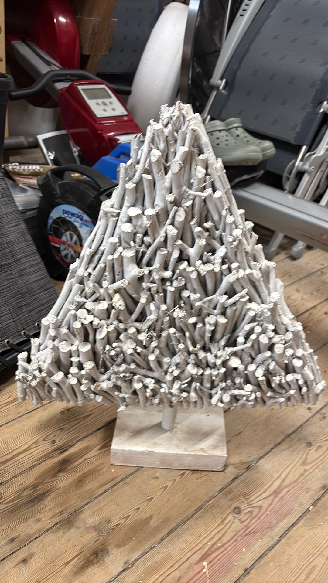 Houten kerstboom, Huis en Inrichting, Ophalen, Zo goed als nieuw