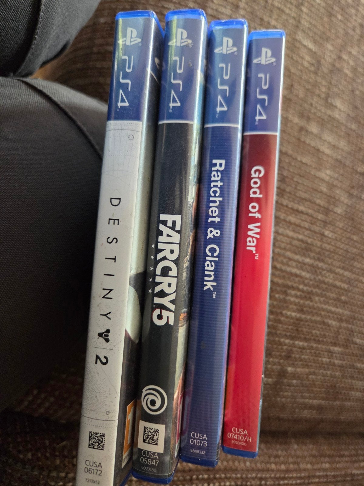 PS4 Games: Far Cry 5, Destiny 2, Ratchet & Clank, God of War, Spelcomputers en Games, Avontuur en Actie, Online, Gebruikt, Vanaf 18 jaar
