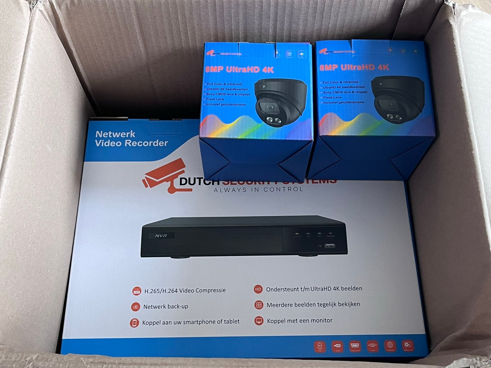 4K beveiligingscamera, Audio, Tv en Foto, Videobewaking, Ophalen of Verzenden, Nieuw