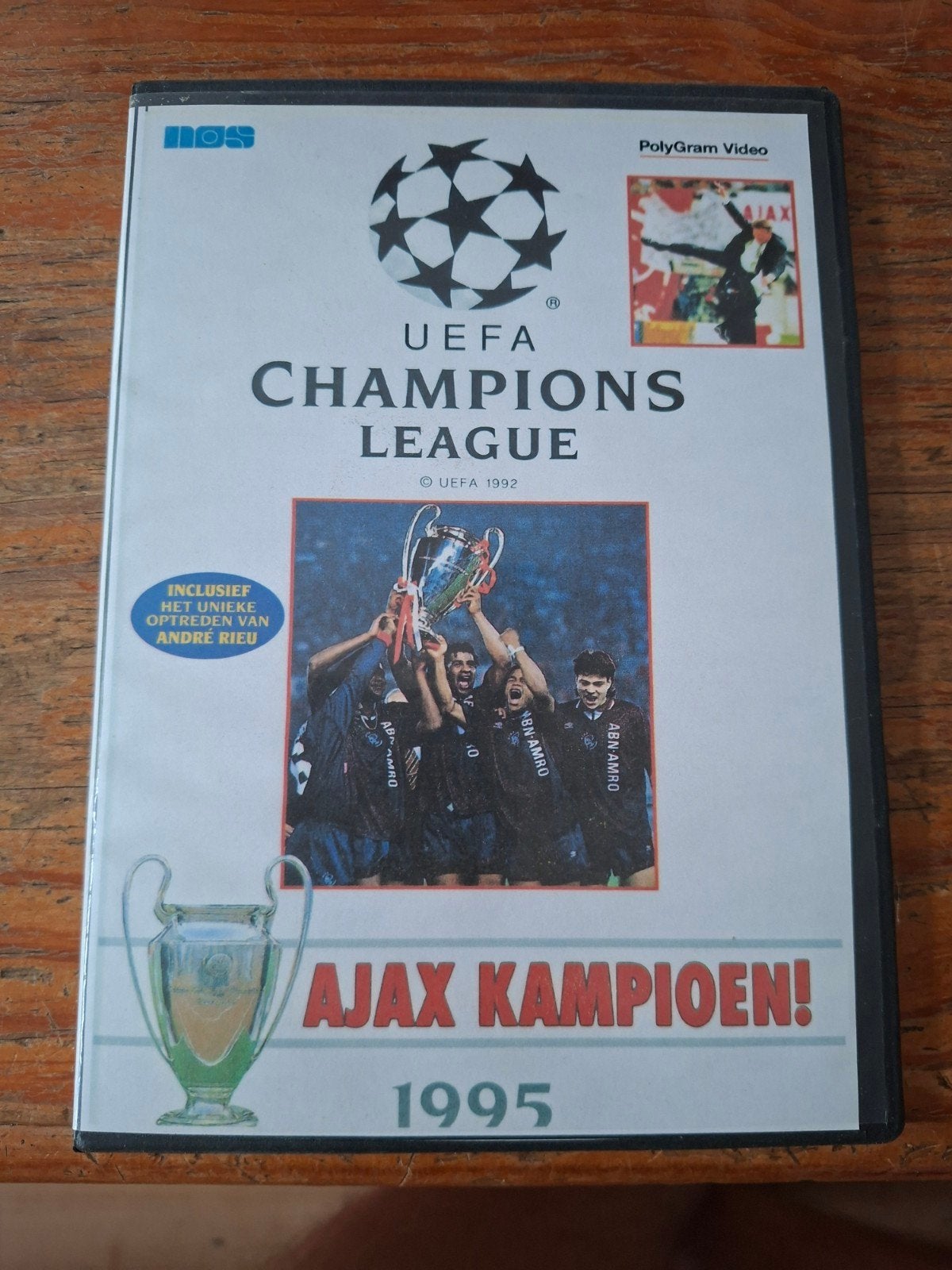DVD Ajax Championsleague winnaar 95', Ophalen of Verzenden, Zo goed als nieuw, Ajax, Overige typen