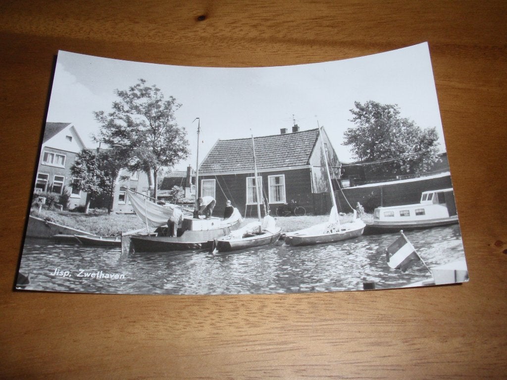 Jisp Zwethaven Zeilboot Zeilen Haven, Verzenden, 1960 tot 1980, Ongelopen, Noord-Holland