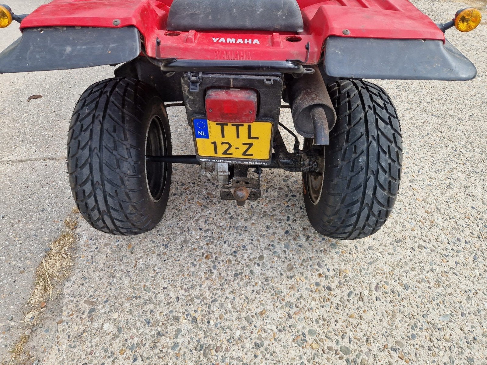 Yamaha Grizzly 300 Quad - Rood, Automatisch, Motoren, 1 cilinder, 12 t/m 35 kW