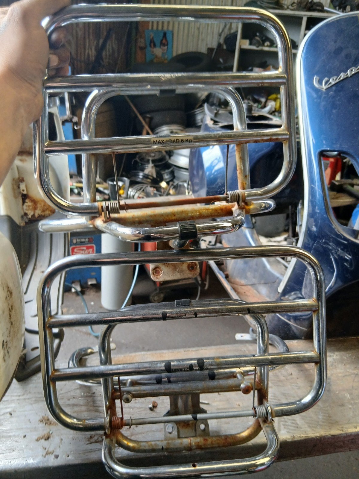 Vespa lx s achter klaprek, Ophalen of Verzenden, Overige typen, Vespa