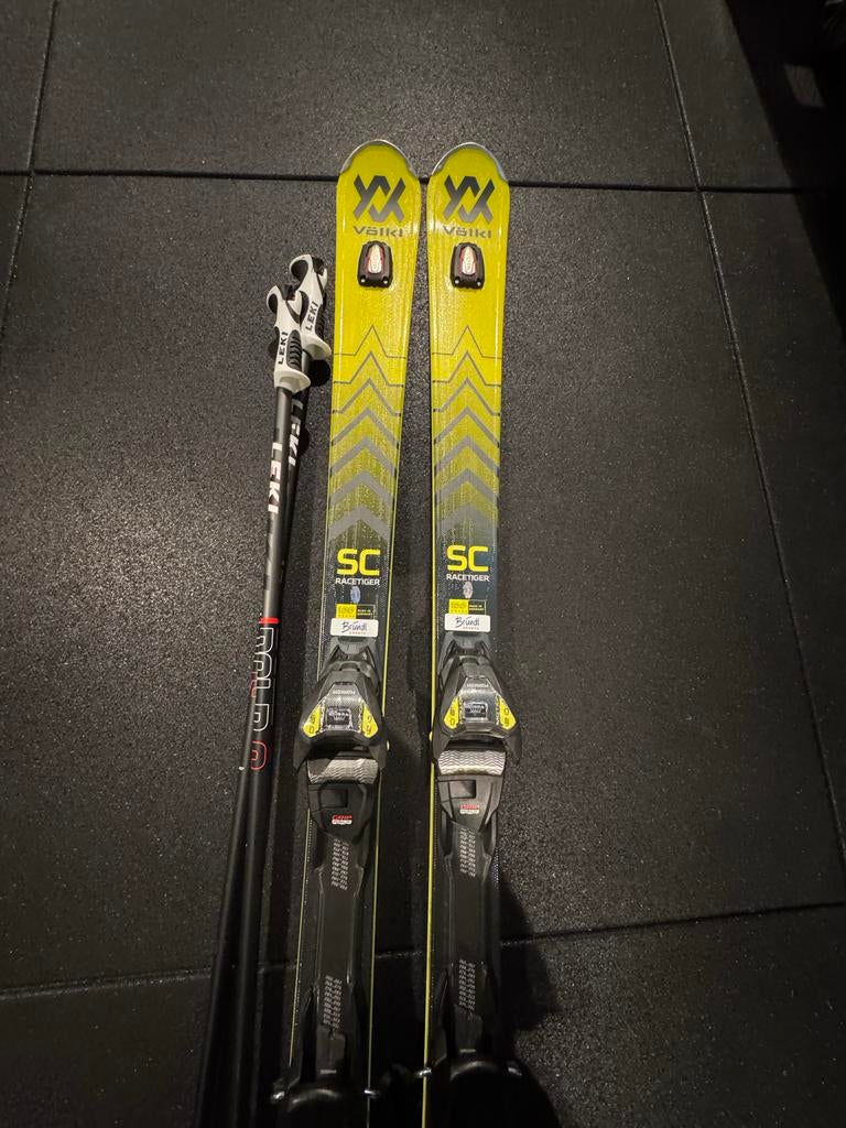 Völkl Racetiger SC ski's - Zo goed als nieuw, 140 tot 160 cm, Zo goed als nieuw, Carve, Skiën