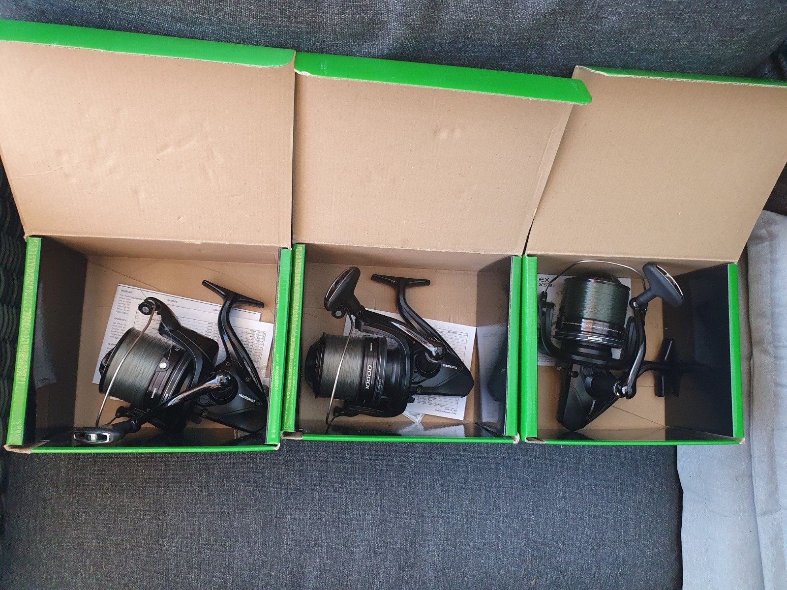 *** 3x Shimano aerlex 10000 xtb ***, Ophalen of Verzenden, Zo goed als nieuw, Molen
