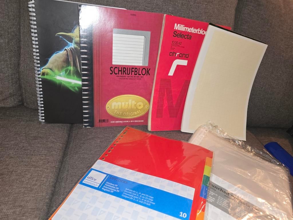 diverse A4 schrijfblokken/ schriften, Diversen, Schrijfwaren, Ophalen of Verzenden, Nieuw