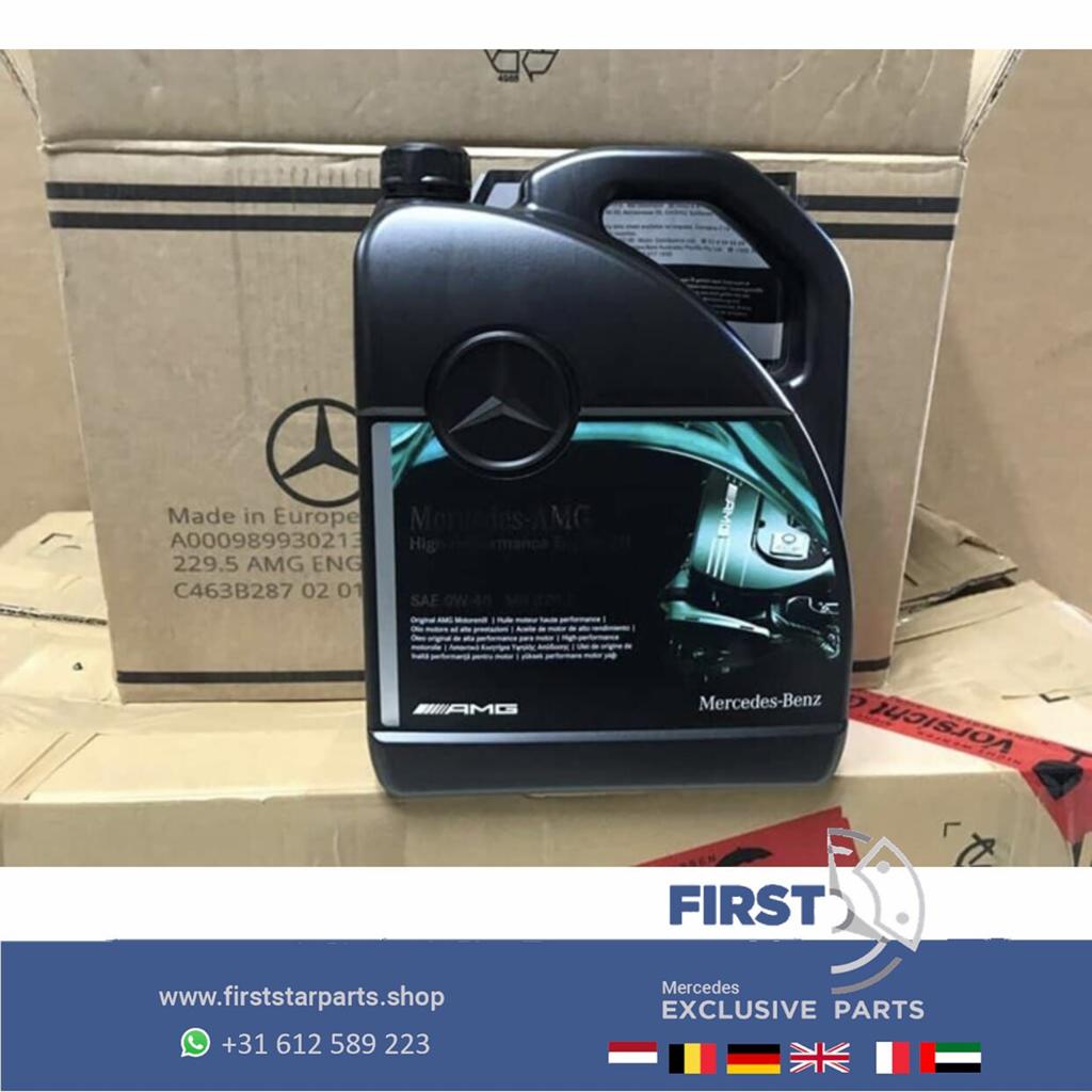 MERCEDES 5 LITER 0W40 MOTOR OLIE A35 A45 A45S CLA35 CLA45 CL, Ophalen of Verzenden, -, -, -