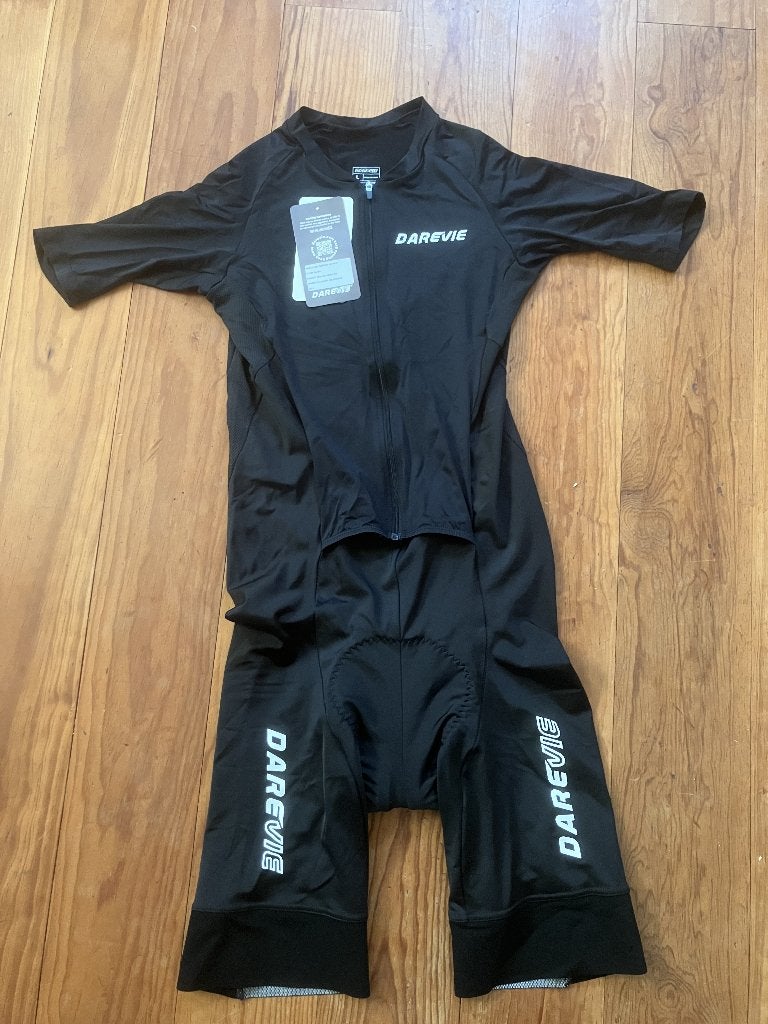 Skin suit Darevie, Maat 52/54 (L), Zwart, Ophalen of Verzenden, Zo goed als nieuw
