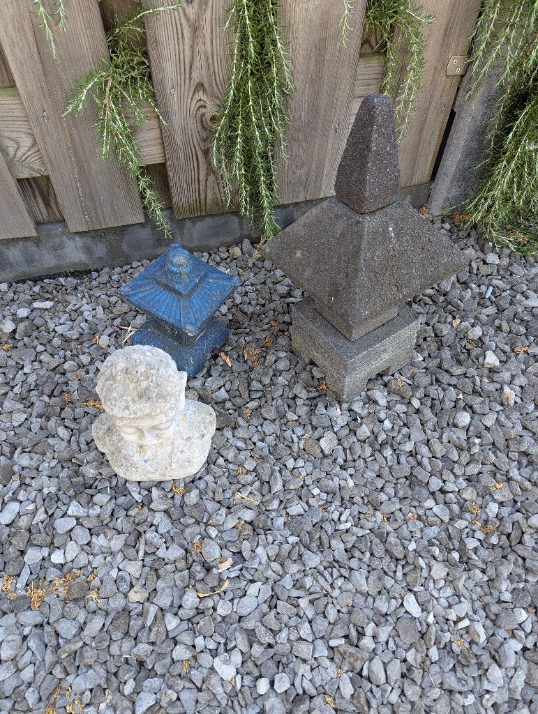 Oosterse tuinbeelden, Tuin en Terras, Ophalen, Zo goed als nieuw, Steen, Boeddhabeeld