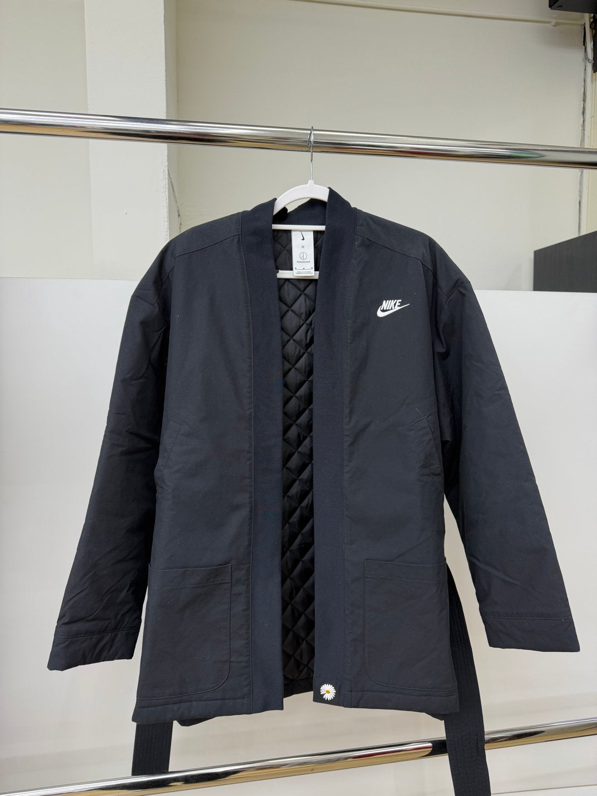 Nike x Peaceminusone G-Dragon Kwondo Kimono Jas Zwart, Ophalen of Verzenden, Zo goed als nieuw, Overige maten, Zwart