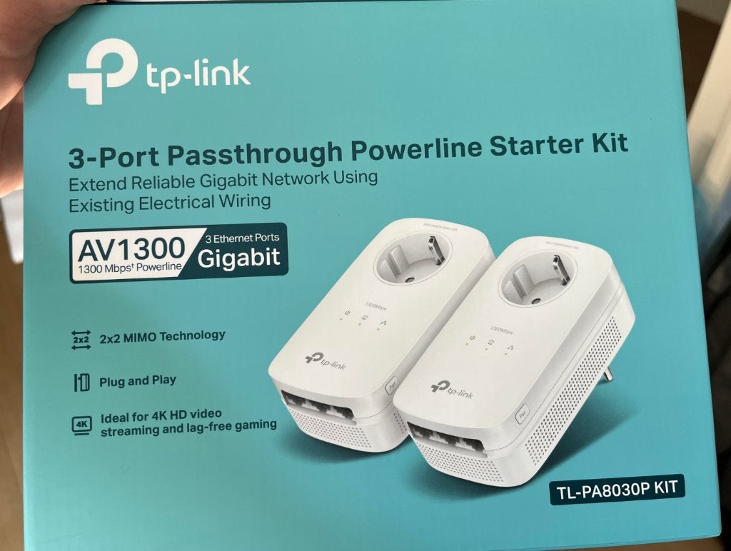 Gigabit Powerline Network Adapter, Computers en Software, Powerlines, Zo goed als nieuw, Ophalen