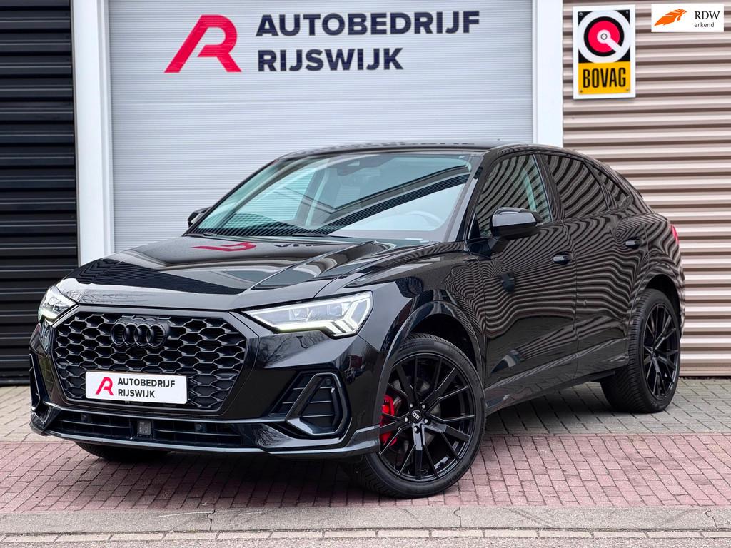 Audi Q3 Sportback 45 TFSI e S Edition Sonos/Leer/Keyless/Cam, Auto's, 12 maanden, Gebruikt, Automatische klimaatregeling, Zwart