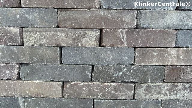 1.000m2 mangaan antraciet gebakken klinkers 20,5x5x5cm waalf