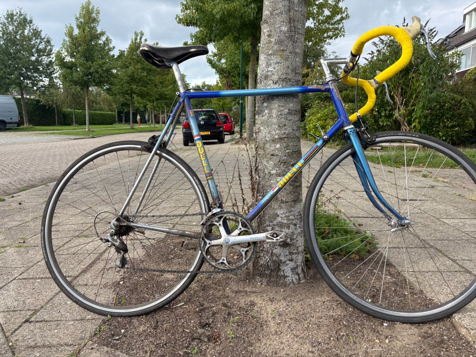 Duell Professional Vintage racefiets, Fietsen en Brommers, 28 inch, Gebruikt, 57 tot 61 cm, Ophalen