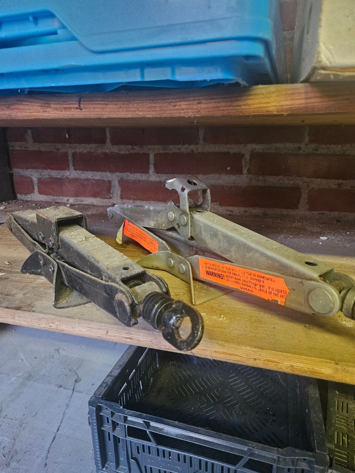 Gebruikte Schaarkrikken - Set van 2, Ophalen, Gebruikt, Mechanisch, Schaarkrik