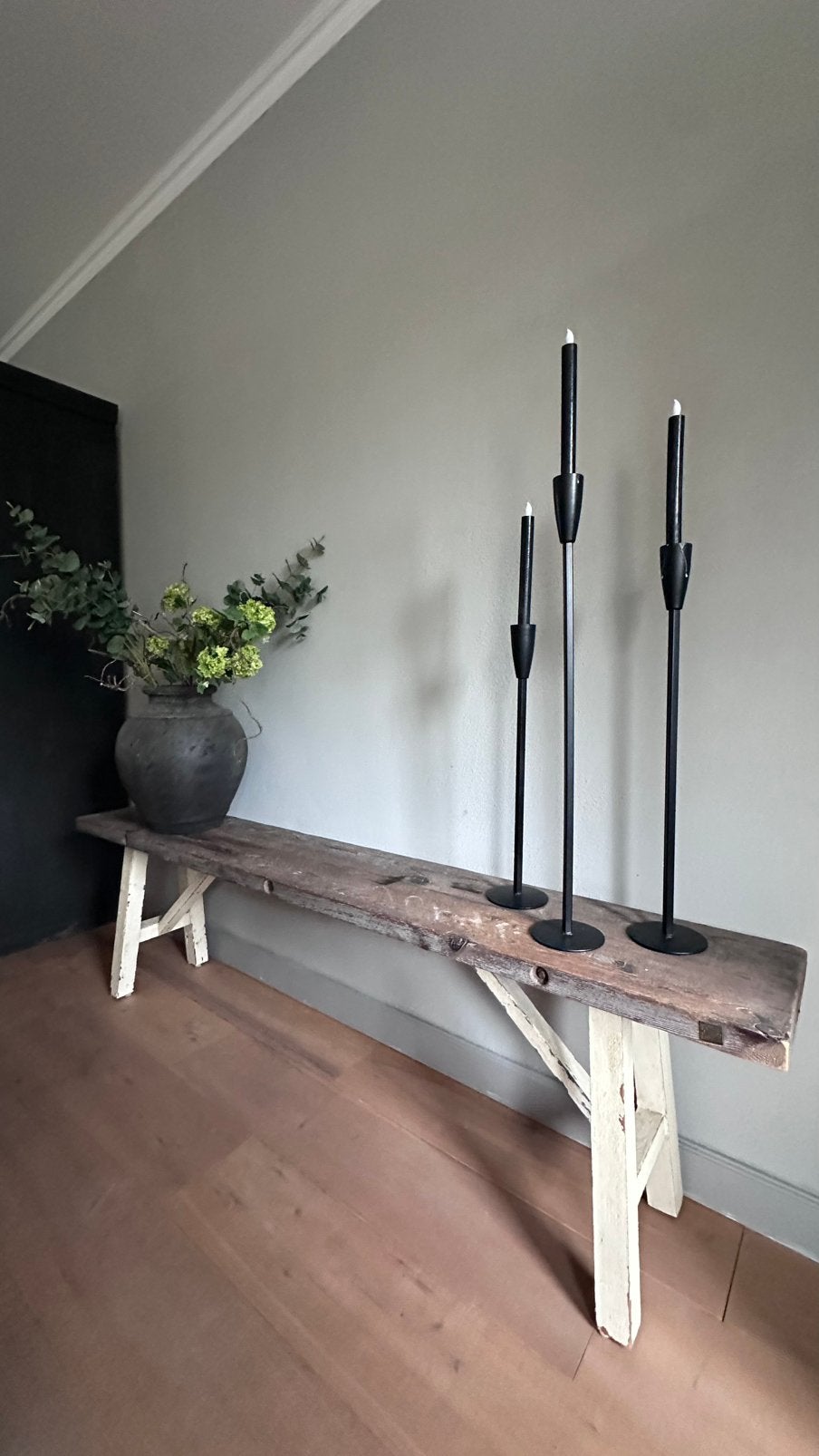 Hoiten decoratie bankje, Ophalen, Gebruikt, 150 tot 200 cm, Sober en stoer