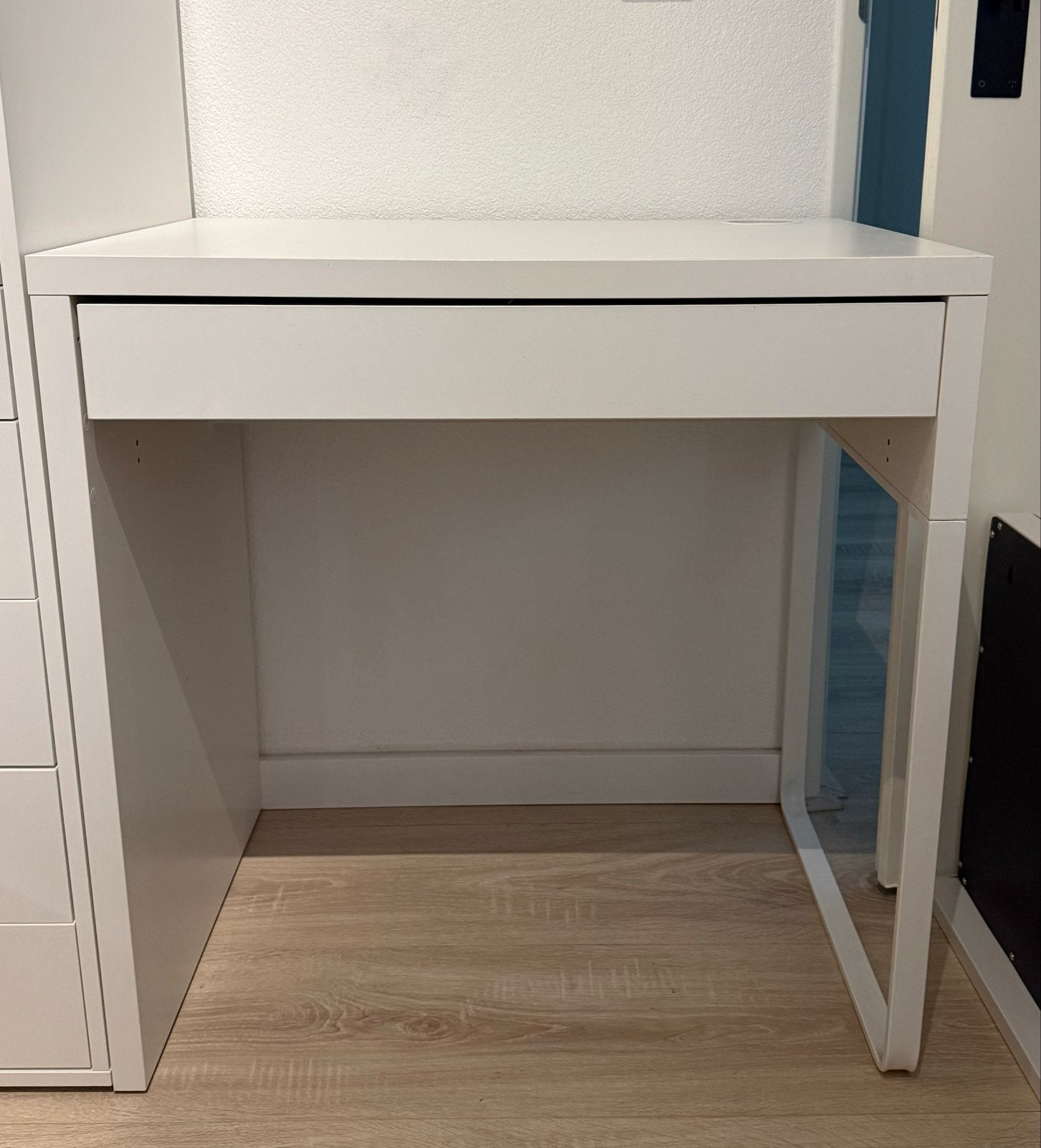 IKEA Micke Bureau Wit - 74x50x75 cm, Ophalen, Gebruikt, IKEA, Wit