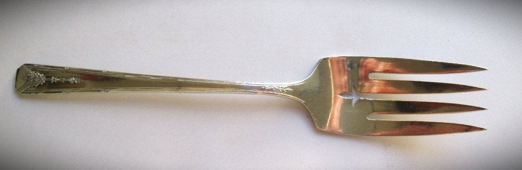 Zilver kleur Vleesvork Oneida Community Plate Evening Star, Ophalen of Verzenden