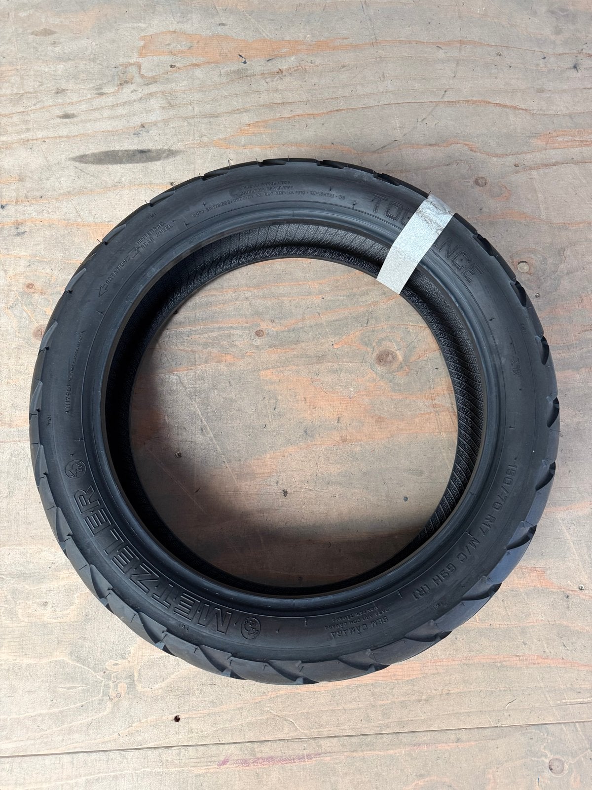 Metzeler Tourance 150/70 R17 motorband - Goed profiel, Motoren, Ophalen of Verzenden, Gebruikt