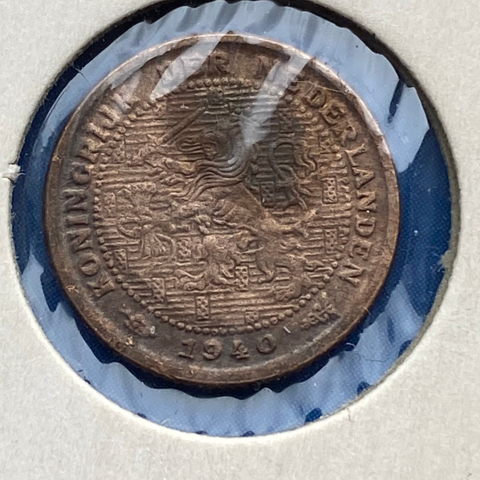 Halve Cent uit 1940 van Wilhelmina, Verzenden, Koningin Wilhelmina, Overige waardes, Losse munt
