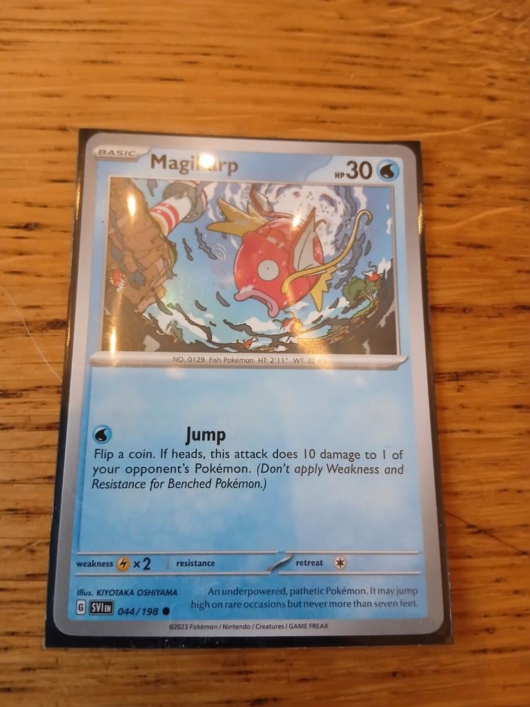 Magikarp Pokémon Kaart - SV1D 044/198, Ophalen of Verzenden, Zo goed als nieuw, Losse kaart